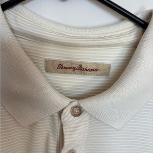 Tommy Bahama Cream Men's Shirt Polo